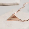 Holzkern Halsketten|Schmuck^Scale Halskette