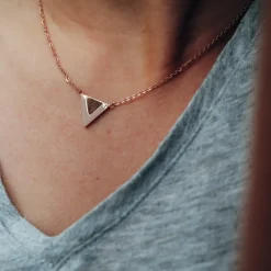 Holzkern Halsketten|Schmuck^Scale Halskette