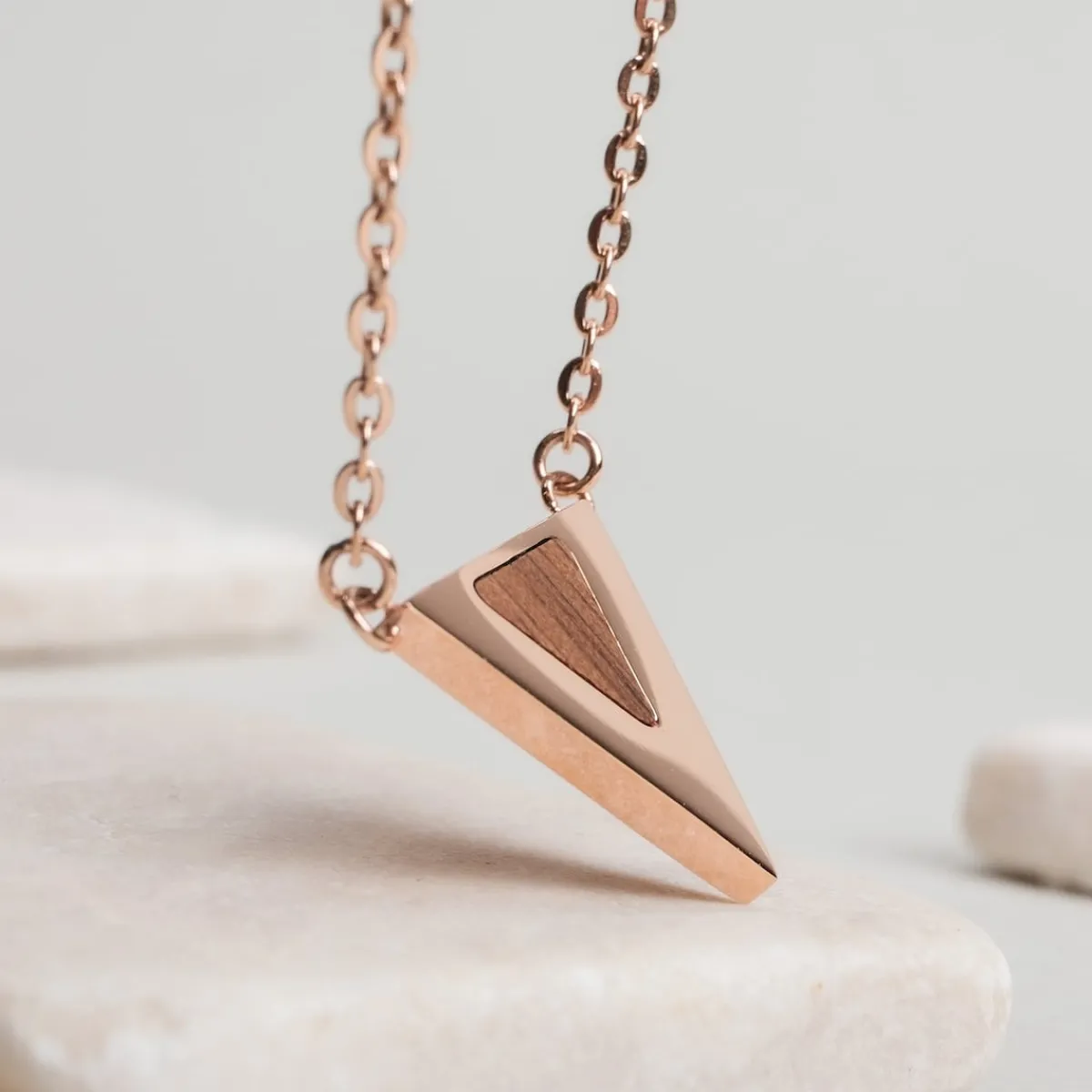 Holzkern Halsketten|Schmuck^Scale Halskette