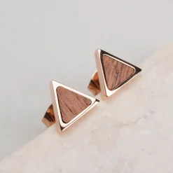 Holzkern Ohrringe|Schmuck^Scale Ohrringe