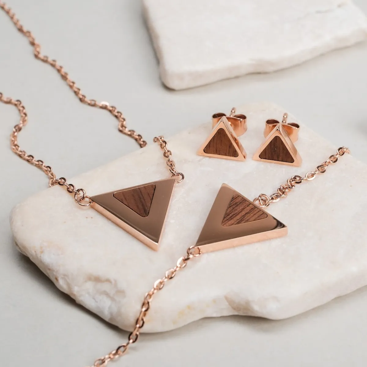 Holzkern Ohrringe|Schmuck^Scale Ohrringe