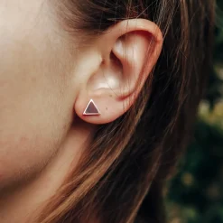 Holzkern Ohrringe|Schmuck^Scale Ohrringe