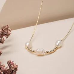 Holzkern Halsketten|Schmuck^Selfbelief Halskette