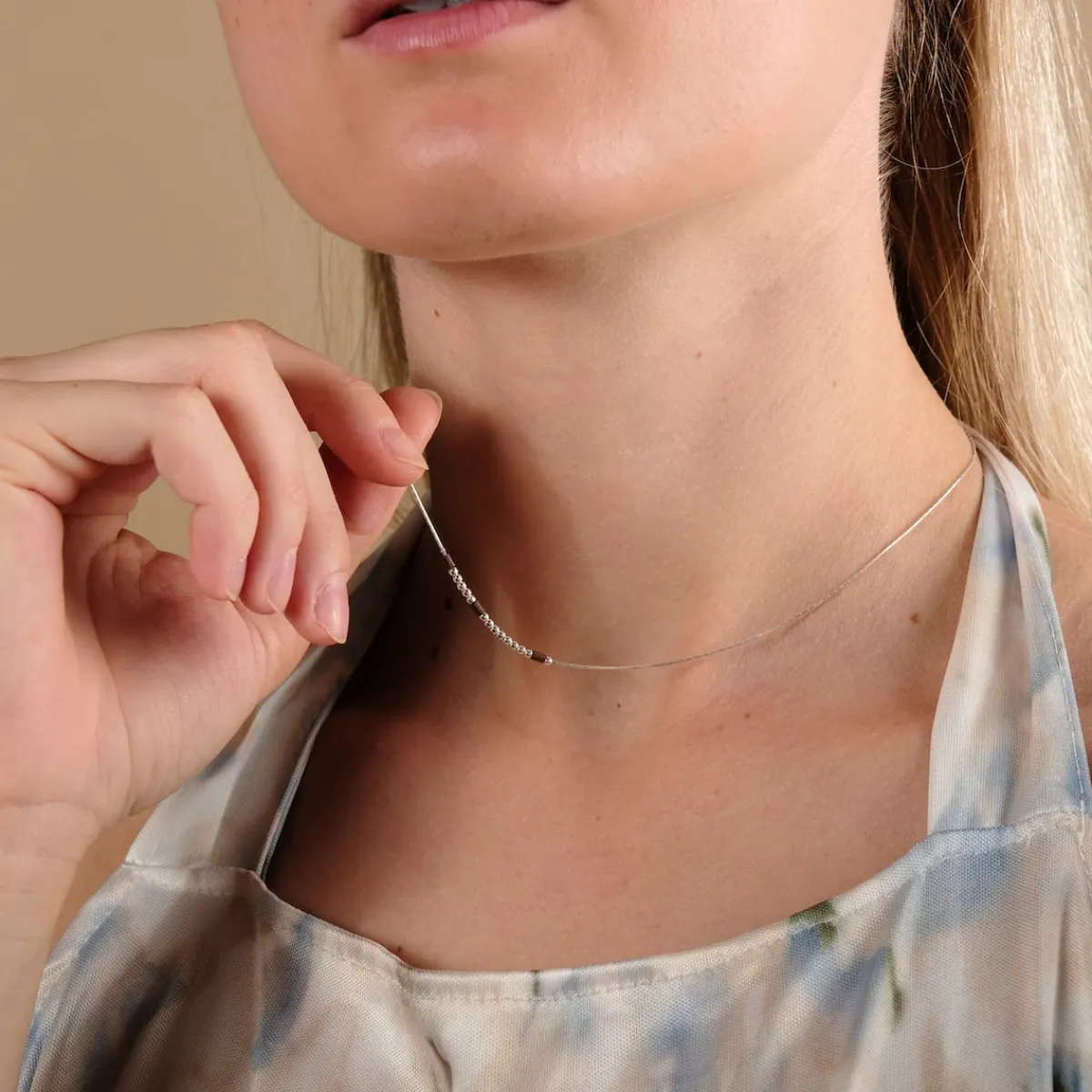 Holzkern Halsketten|Schmuck^Selfbelief Halskette