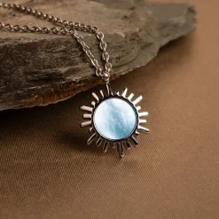 Holzkern Halsketten|Schmuck^Shade Halskette