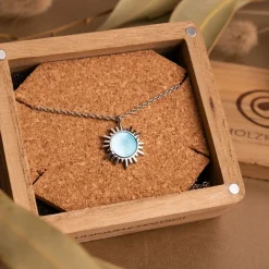 Holzkern Halsketten|Schmuck^Shade Halskette