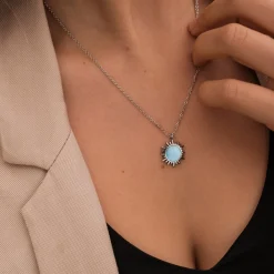 Holzkern Halsketten|Schmuck^Shade Halskette