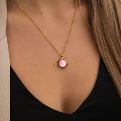 Holzkern Halsketten|Schmuck^Shade Halskette