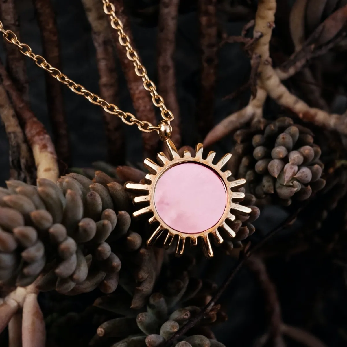 Holzkern Halsketten|Schmuck^Shade Halskette