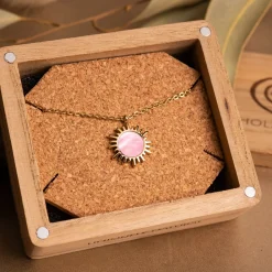 Holzkern Halsketten|Schmuck^Shade Halskette