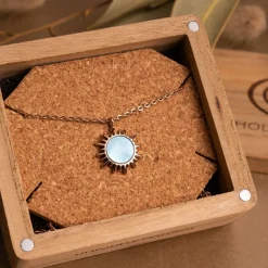 Holzkern Halsketten|Schmuck^Shade Halskette