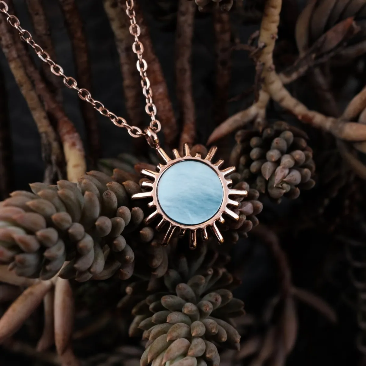 Holzkern Halsketten|Schmuck^Shade Halskette