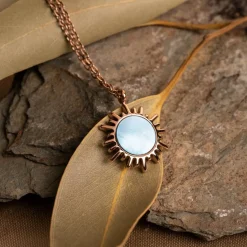 Holzkern Halsketten|Schmuck^Shade Halskette