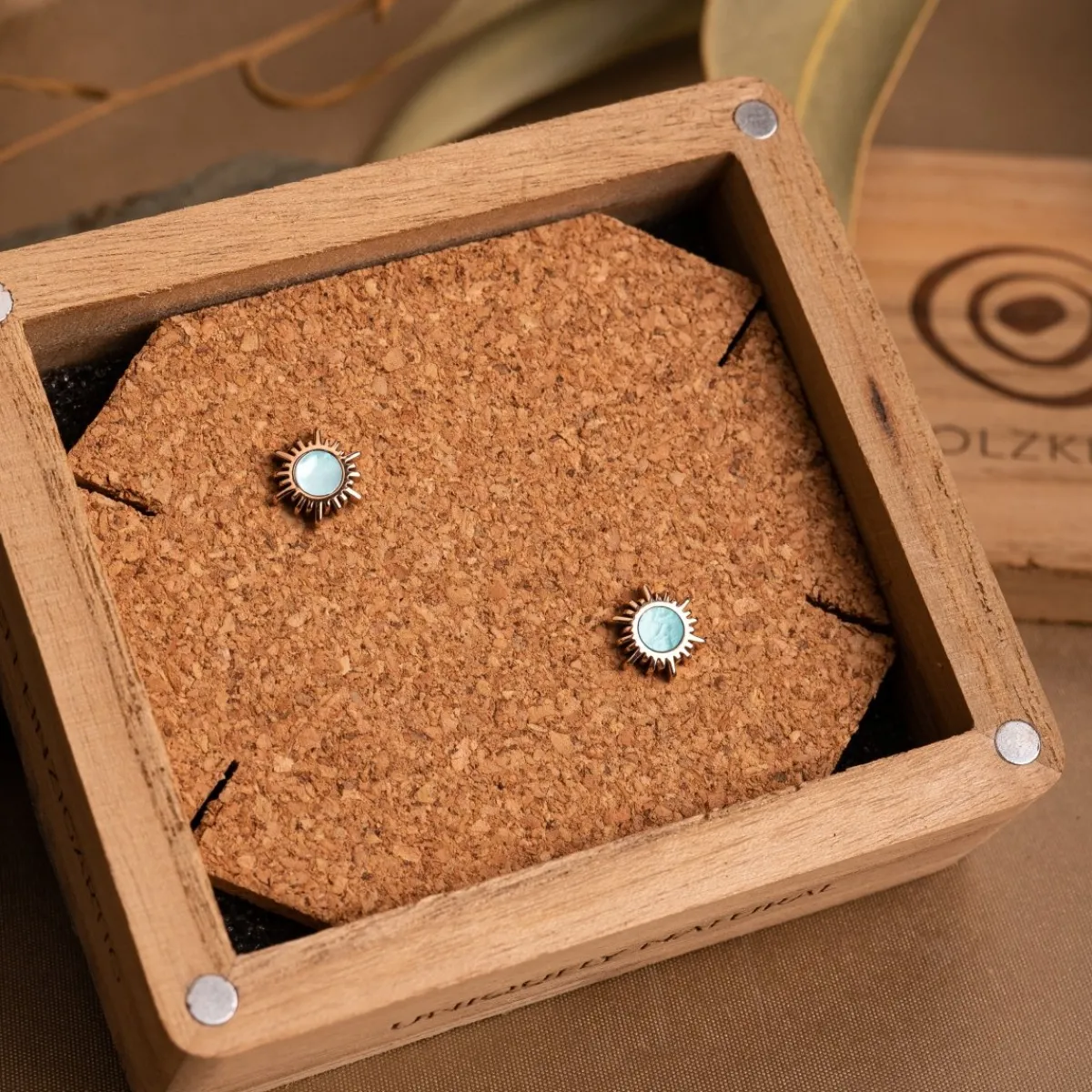 Holzkern Ohrringe|Schmuck^Shade Ohrringe