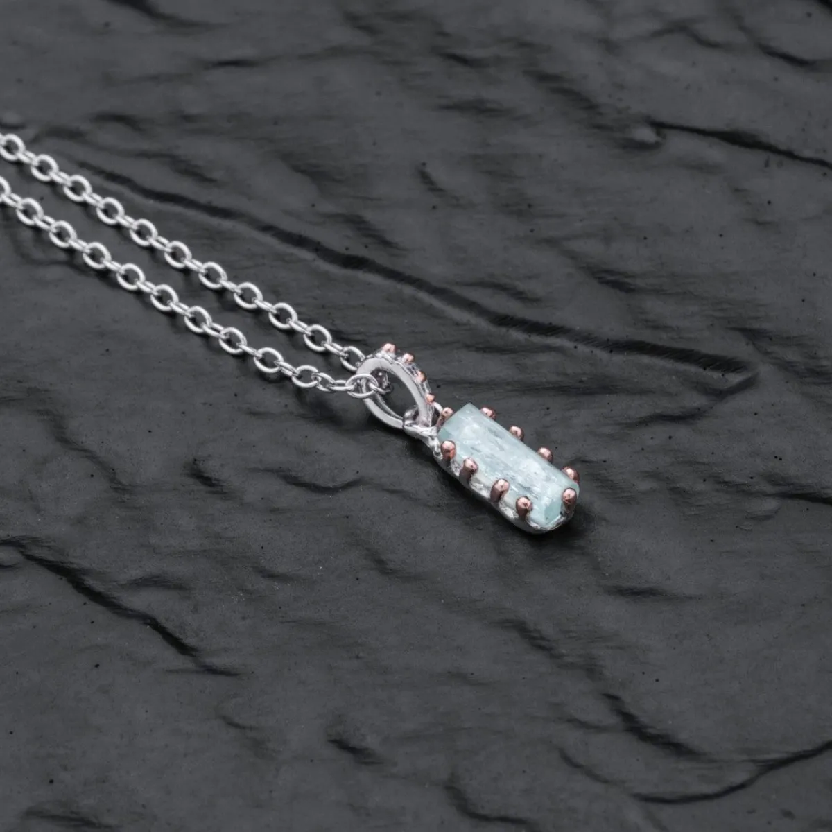 Holzkern Halsketten|Schmuck^Silverstream Halskette