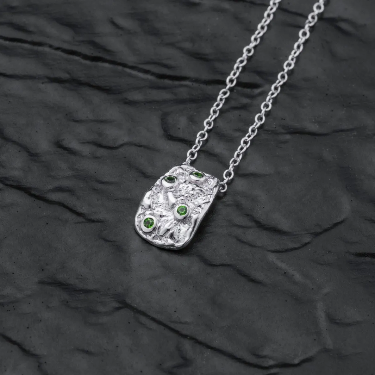 Holzkern Halsketten|Schmuck^Silverstream Halskette