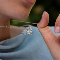 Holzkern Halsketten|Schmuck^Silverstream Halskette