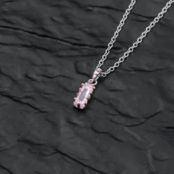 Holzkern Halsketten|Schmuck^Silverstream Halskette