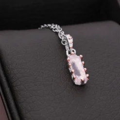 Holzkern Halsketten|Schmuck^Silverstream Halskette