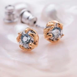 Holzkern Ohrringe|Schmuck^Silverstream Ohrringe