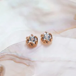 Holzkern Ohrringe|Schmuck^Silverstream Ohrringe