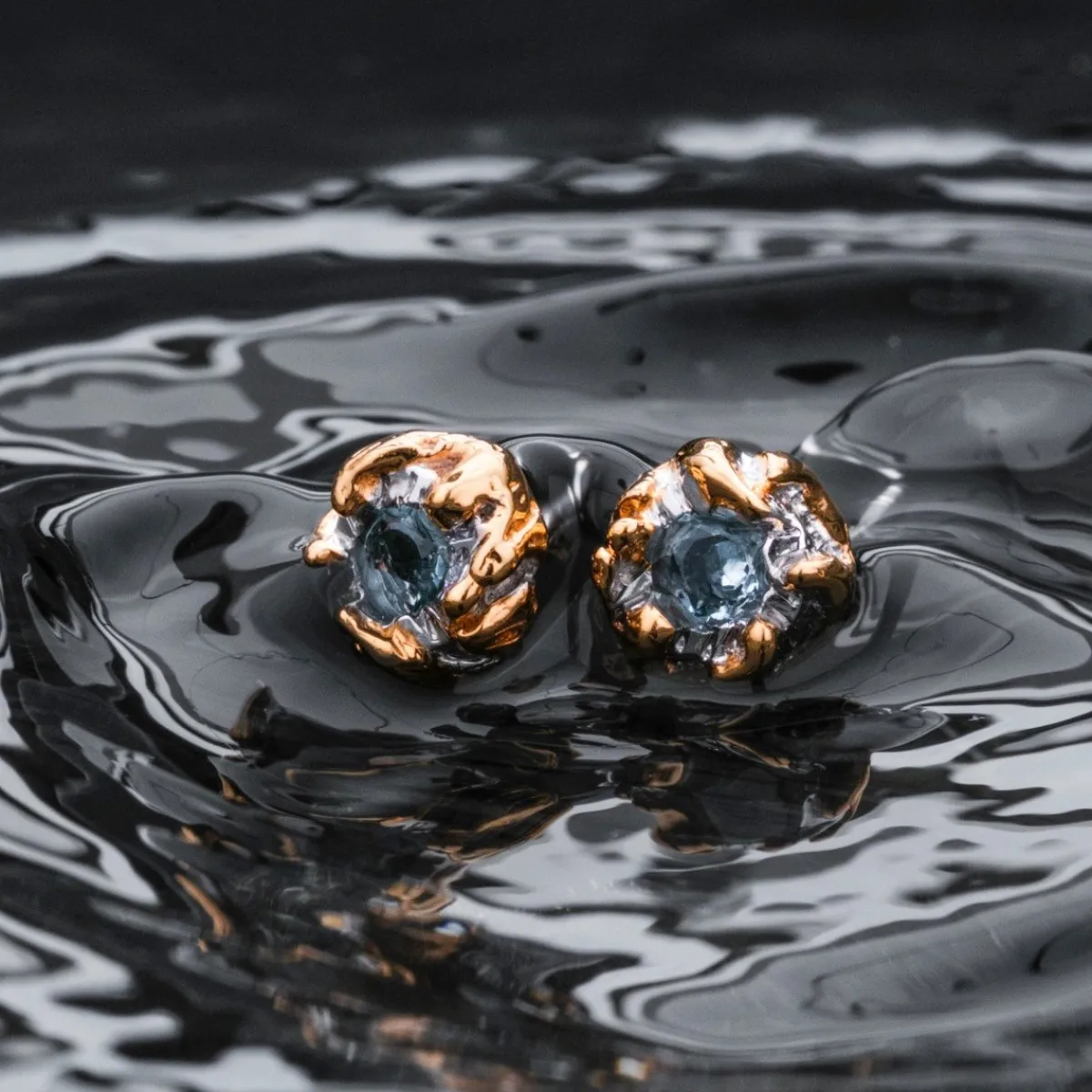 Holzkern Ohrringe|Schmuck^Silverstream Ohrringe