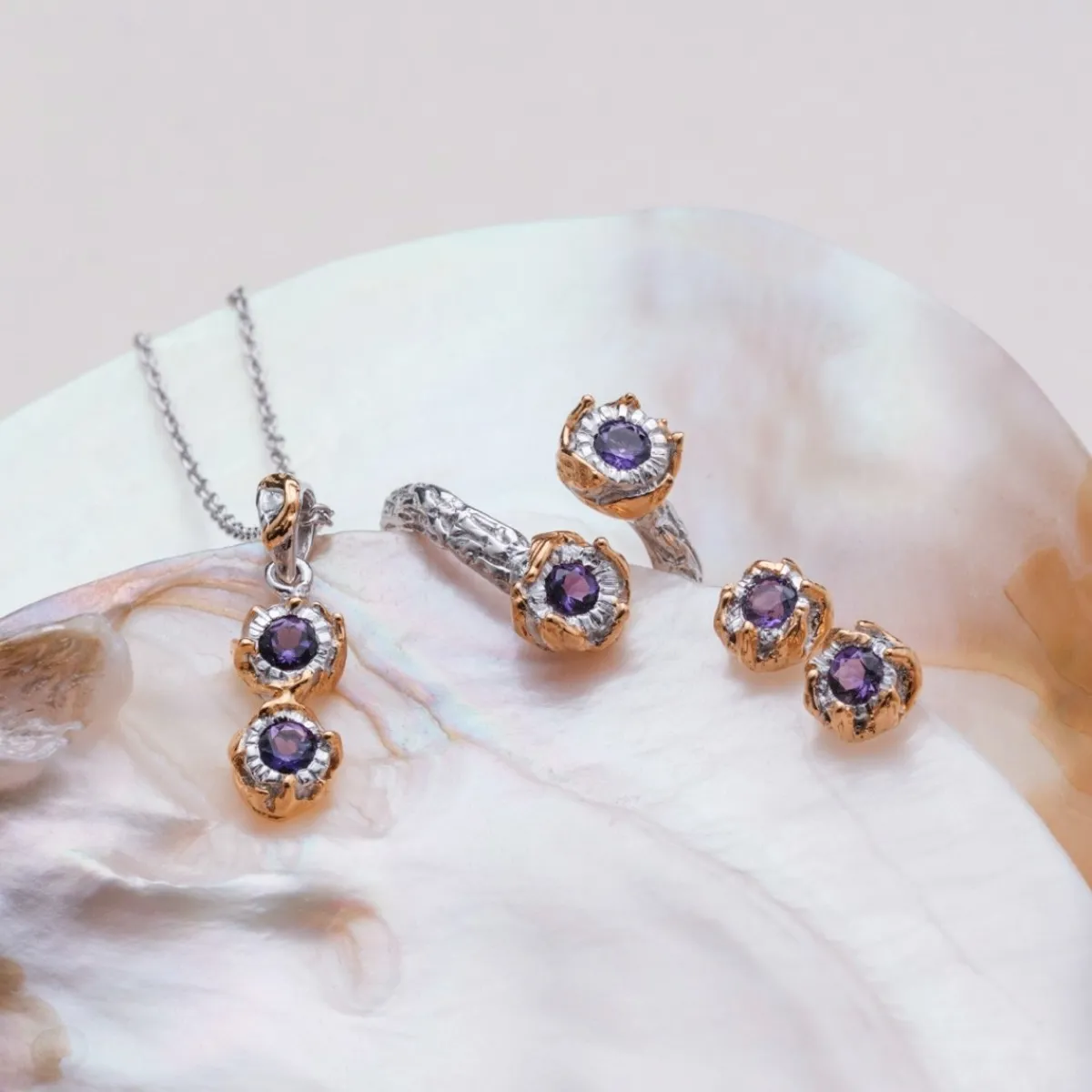 Holzkern Ohrringe|Schmuck^Silverstream Ohrringe