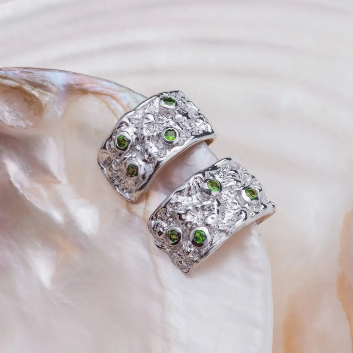Holzkern Ohrringe|Schmuck^Silverstream Ohrringe