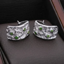 Holzkern Ohrringe|Schmuck^Silverstream Ohrringe