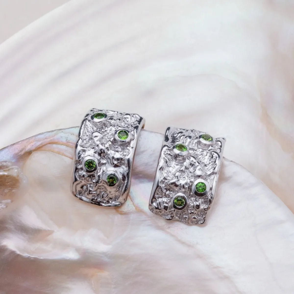 Holzkern Ohrringe|Schmuck^Silverstream Ohrringe