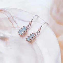 Holzkern Ohrringe|Schmuck^Silverstream Ohrringe