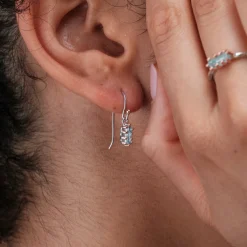 Holzkern Ohrringe|Schmuck^Silverstream Ohrringe