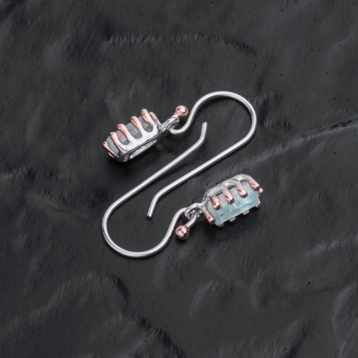 Holzkern Ohrringe|Schmuck^Silverstream Ohrringe