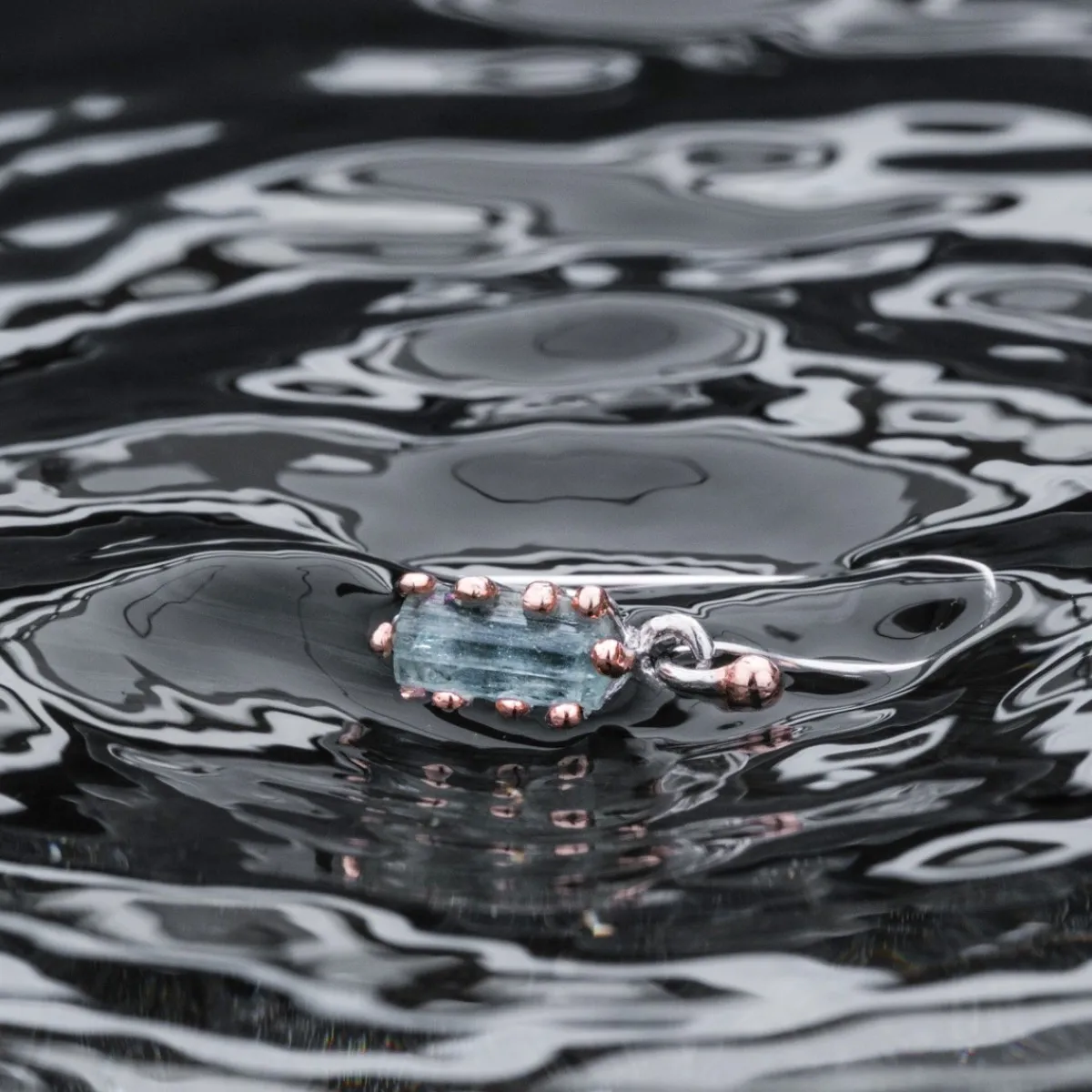 Holzkern Ohrringe|Schmuck^Silverstream Ohrringe