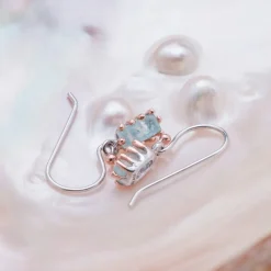 Holzkern Ohrringe|Schmuck^Silverstream Ohrringe