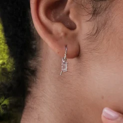 Holzkern Ohrringe|Schmuck^Silverstream Ohrringe