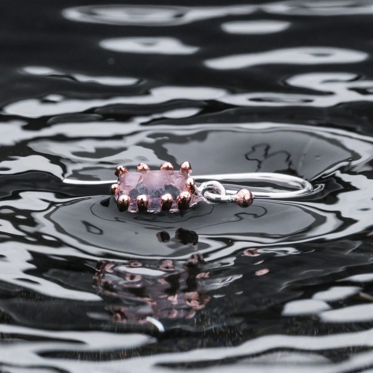 Holzkern Ohrringe|Schmuck^Silverstream Ohrringe