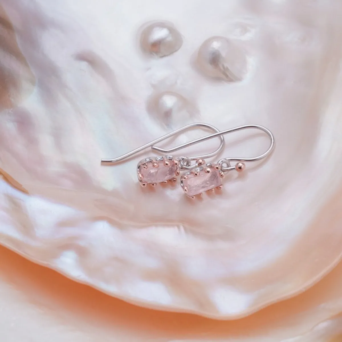 Holzkern Ohrringe|Schmuck^Silverstream Ohrringe