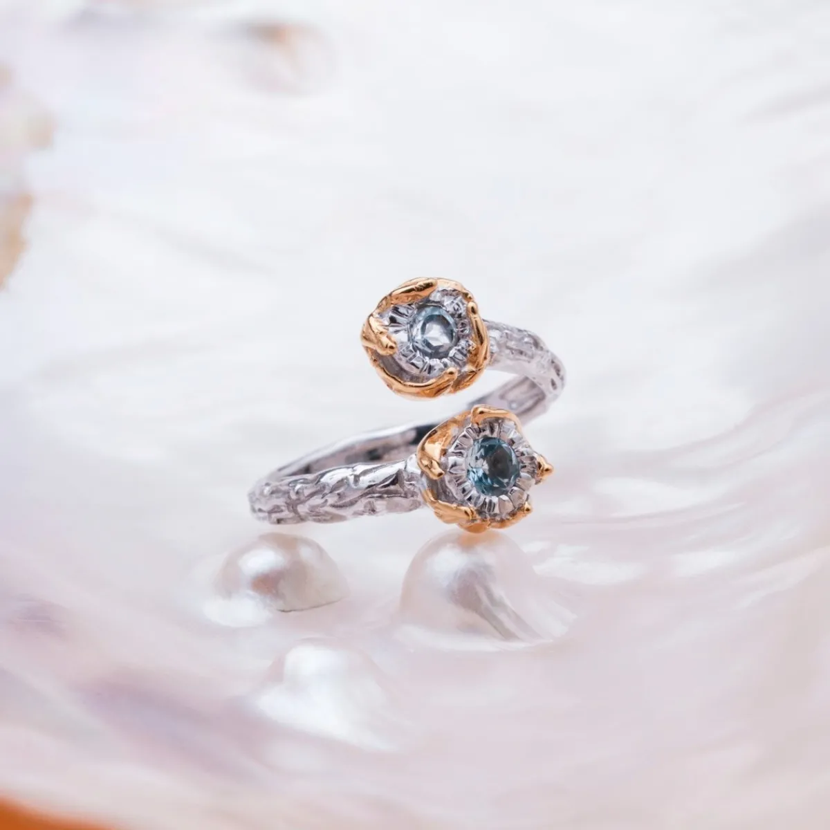 Holzkern Ringe|Schmuck^Silverstream Ring