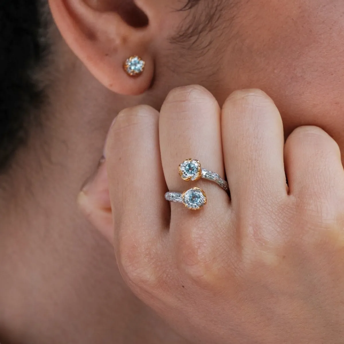Holzkern Ringe|Schmuck^Silverstream Ring