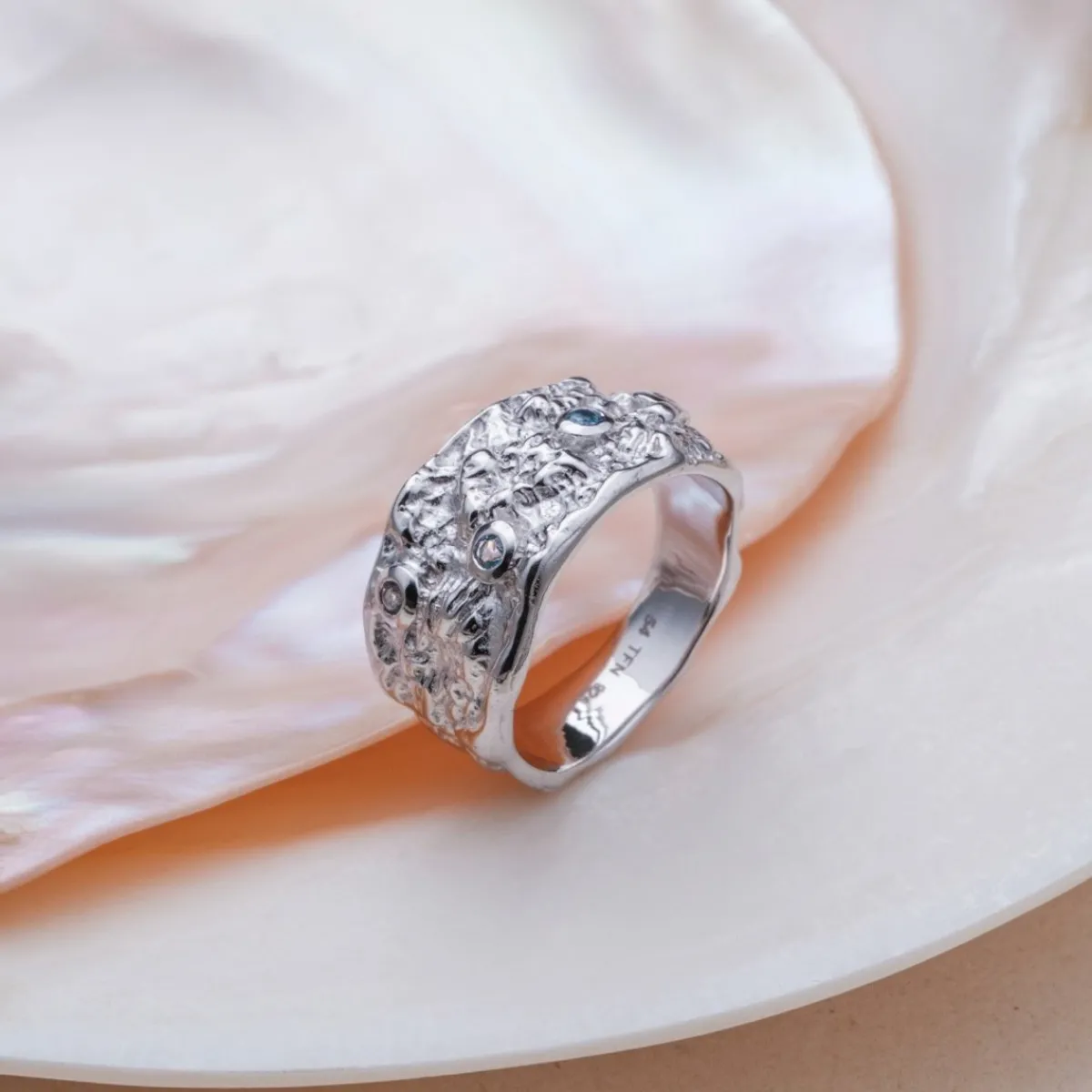 Holzkern Ringe|Schmuck^Silverstream Ring