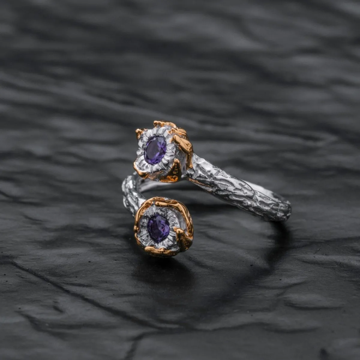 Holzkern Ringe|Schmuck^Silverstream Ring