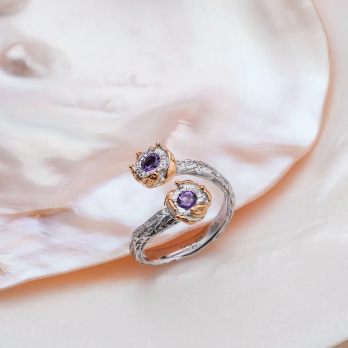 Holzkern Ringe|Schmuck^Silverstream Ring