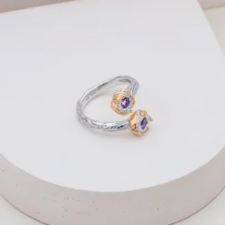 Holzkern Ringe|Schmuck^Silverstream Ring