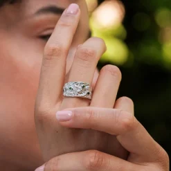 Holzkern Ringe|Schmuck^Silverstream Ring