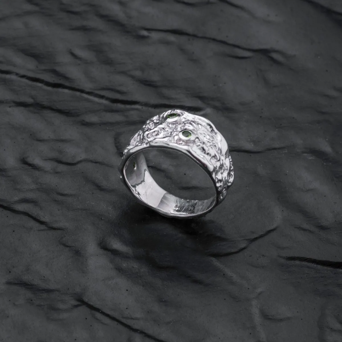 Holzkern Ringe|Schmuck^Silverstream Ring