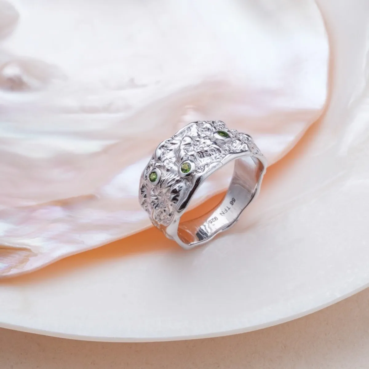 Holzkern Ringe|Schmuck^Silverstream Ring