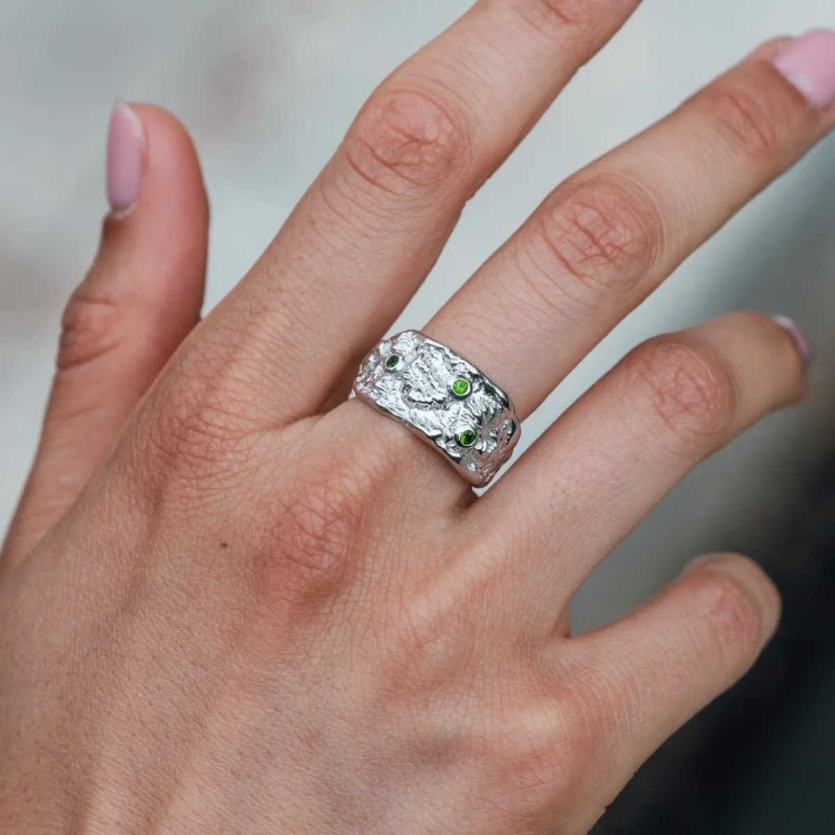 Holzkern Ringe|Schmuck^Silverstream Ring