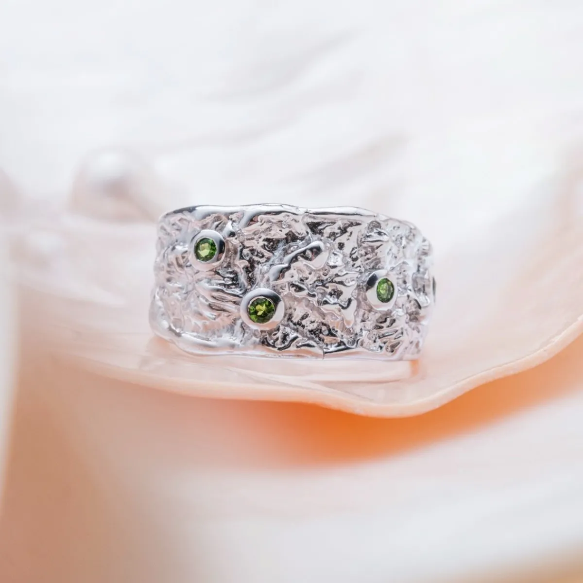 Holzkern Ringe|Schmuck^Silverstream Ring