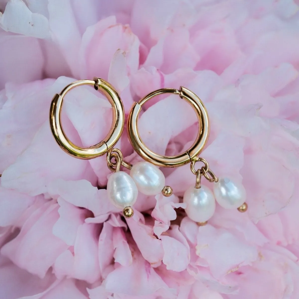 Holzkern Ohrringe|Schmuck^Summersweet Creolen